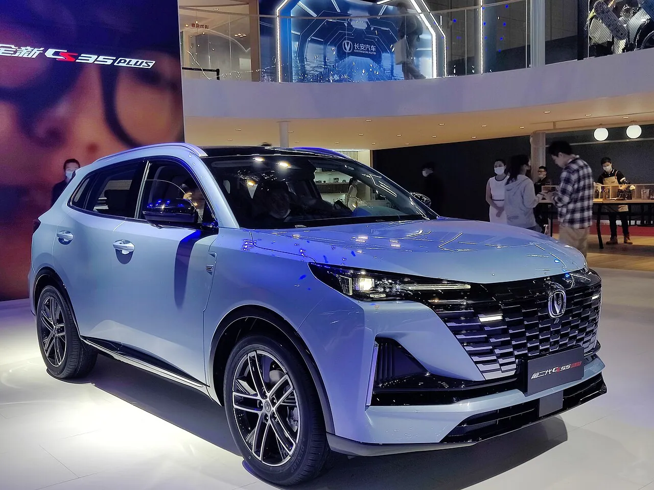 Changan CS55+, avant 3/4