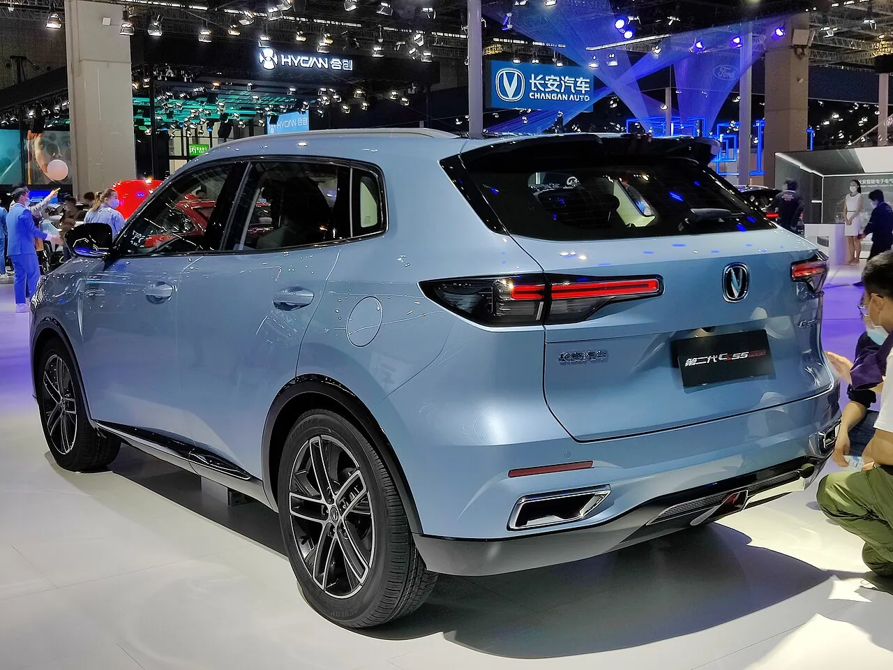 Changan CS55+, arrière 3/4