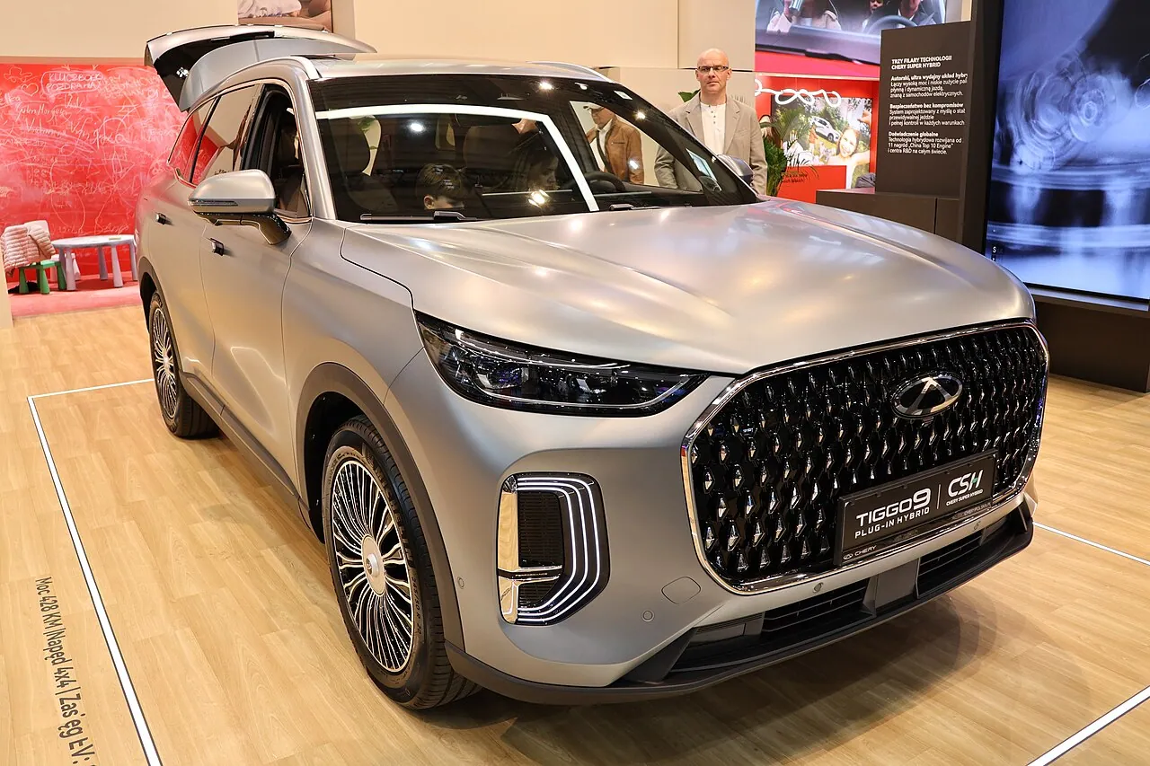 Chery Tiggo 9 PHEV, avant 3/4