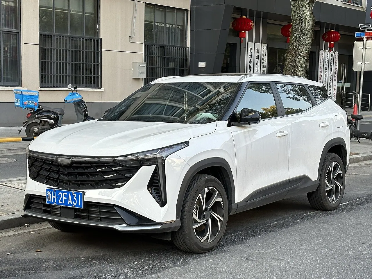 Geely Cityray, avant 3/4