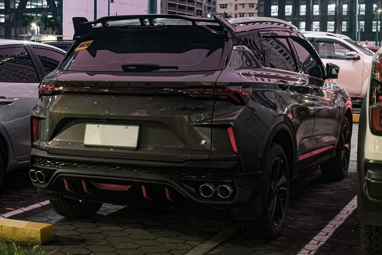 Geely Coolray, arrière 3/4