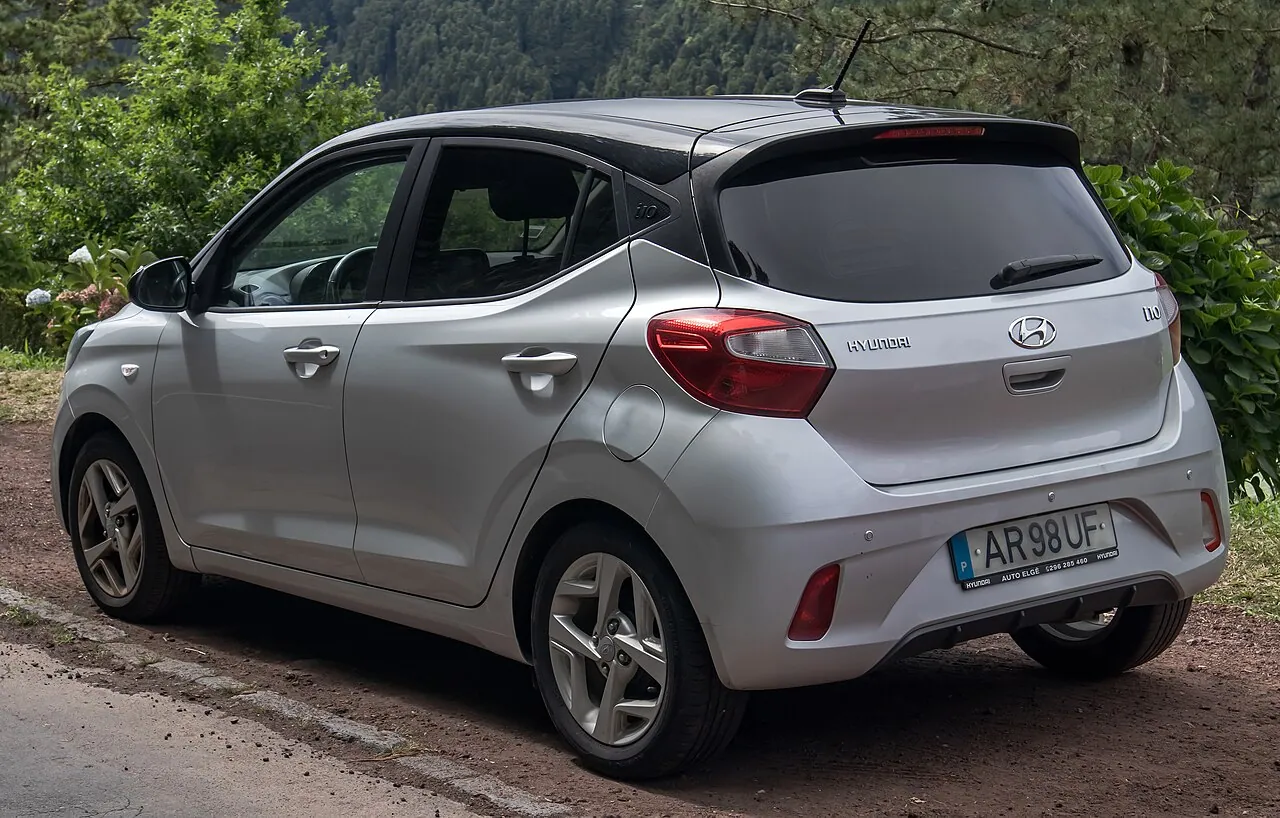 Hyundai i10, arrière 3/4