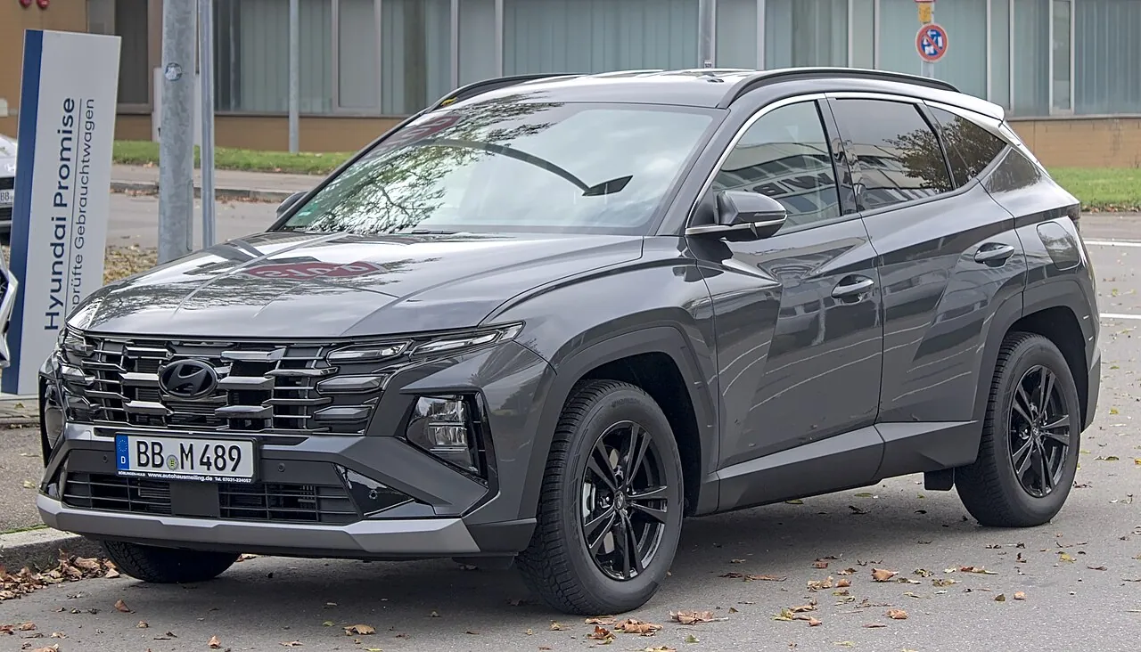 Hyundai Tucson, avant 3/4