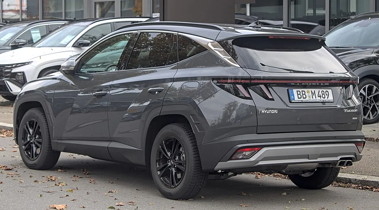 Hyundai Tucson, arrière 3/4