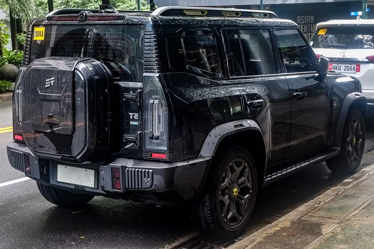 Jetour T2 PHEV, arrière 3/4