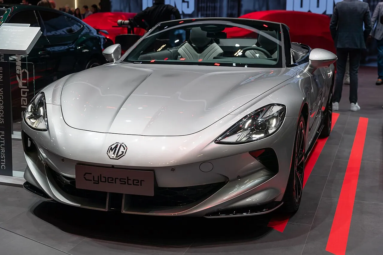 MG Cyberster, extérieur