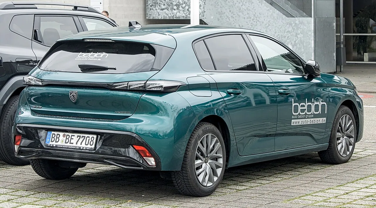 Peugeot 308, arrière 3/4