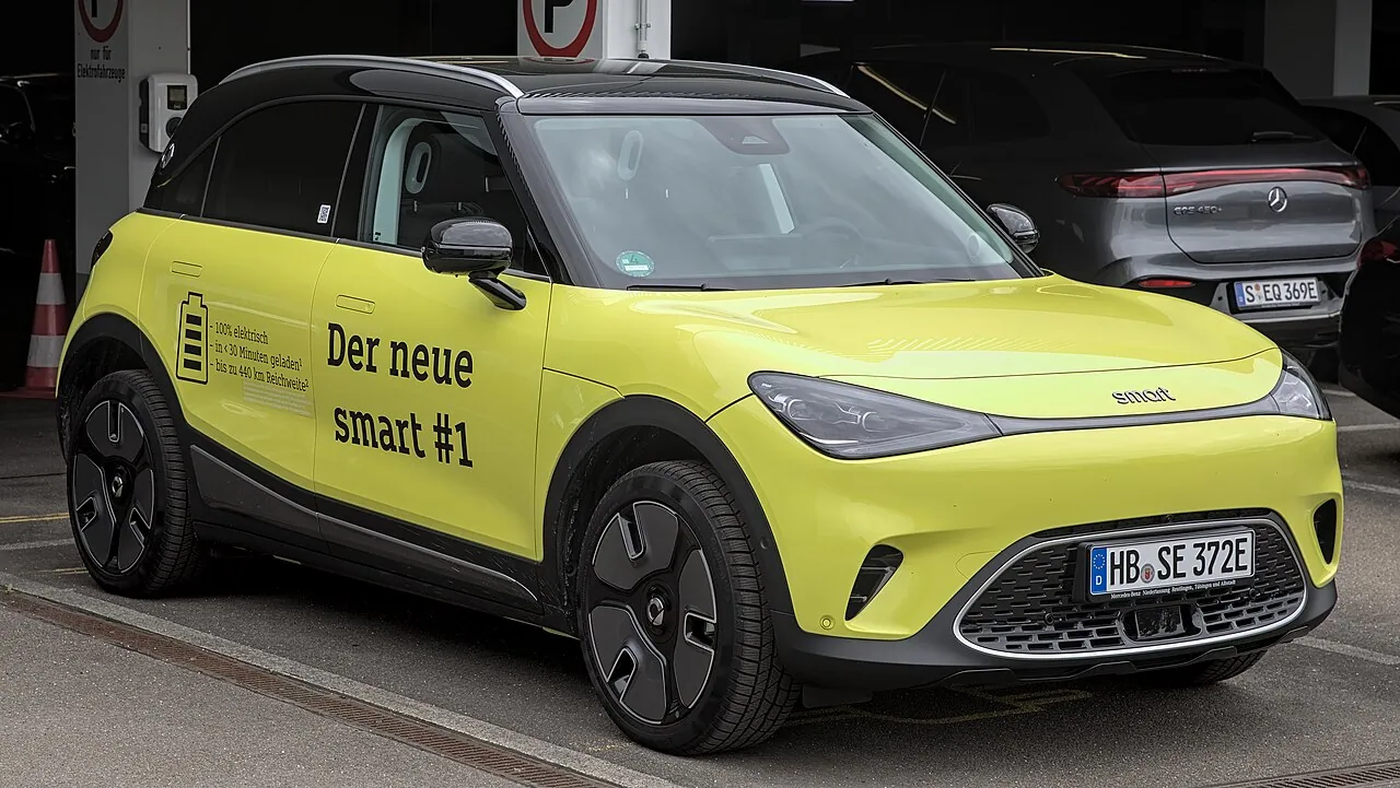 smart #1, avant 3/4