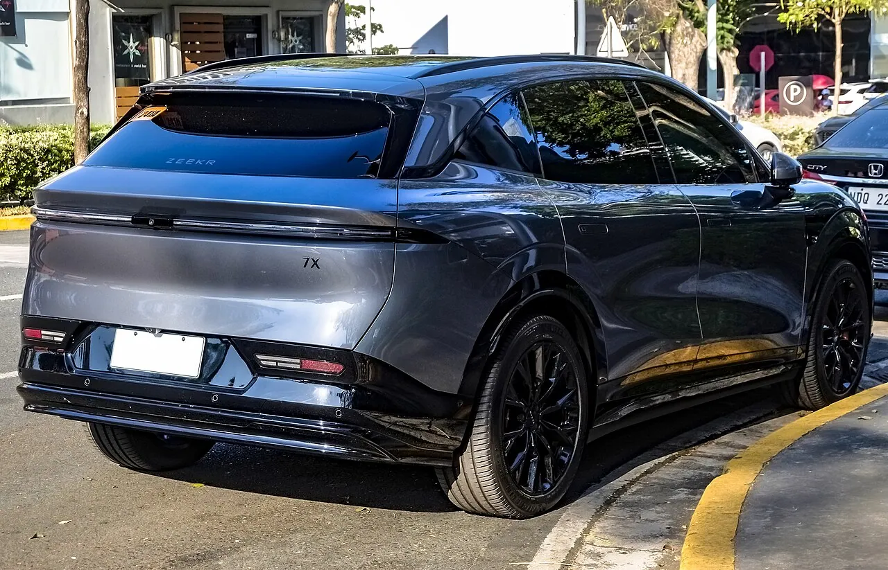 Zeekr 7X, arrière 3/4